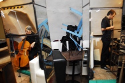 Artship Ensemble behind the scenes in Prague